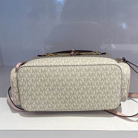 Michael Kors LG  Chain Backpack MK Vanilla Pink main image 9